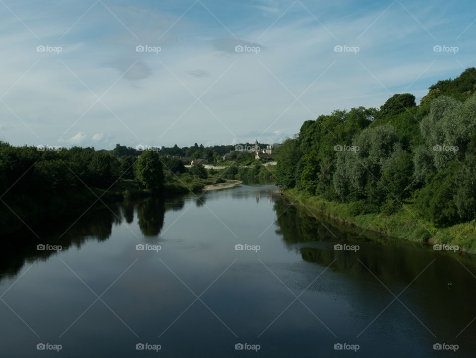 Reflection on the water