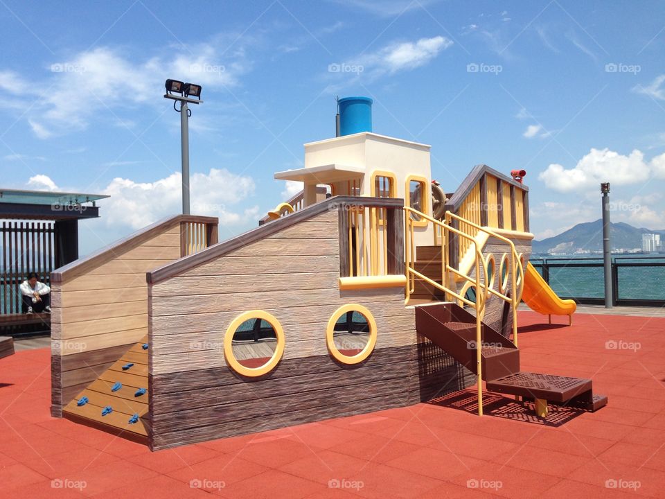  Playground boat ship, it nice to be in children's park help you to remember your day of youth