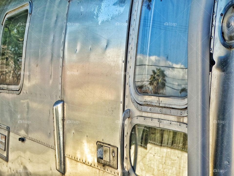 Stainless Steel Airstream Camper
