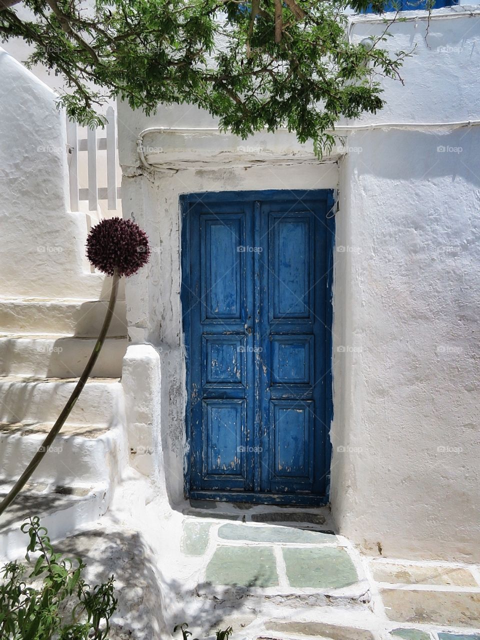 Folegandros Greece Door in Village of Chora