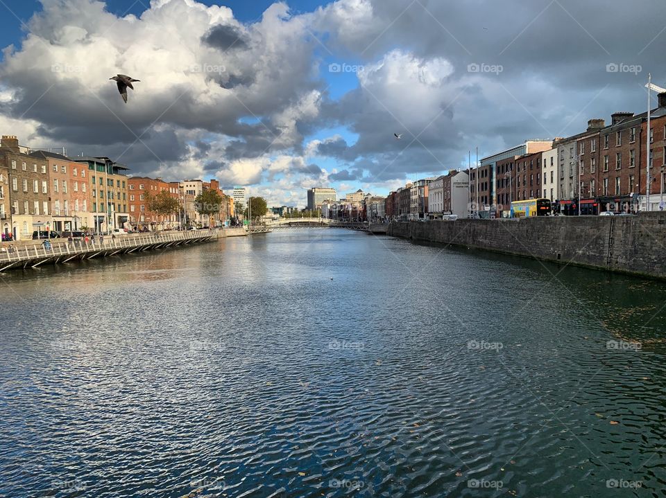 The River Liffey Dublin Ireland 