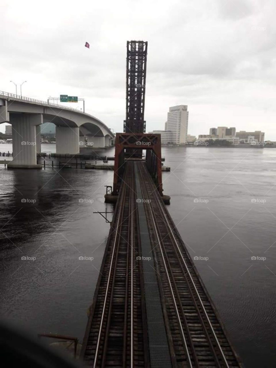 Railroad downtown Jacksonville