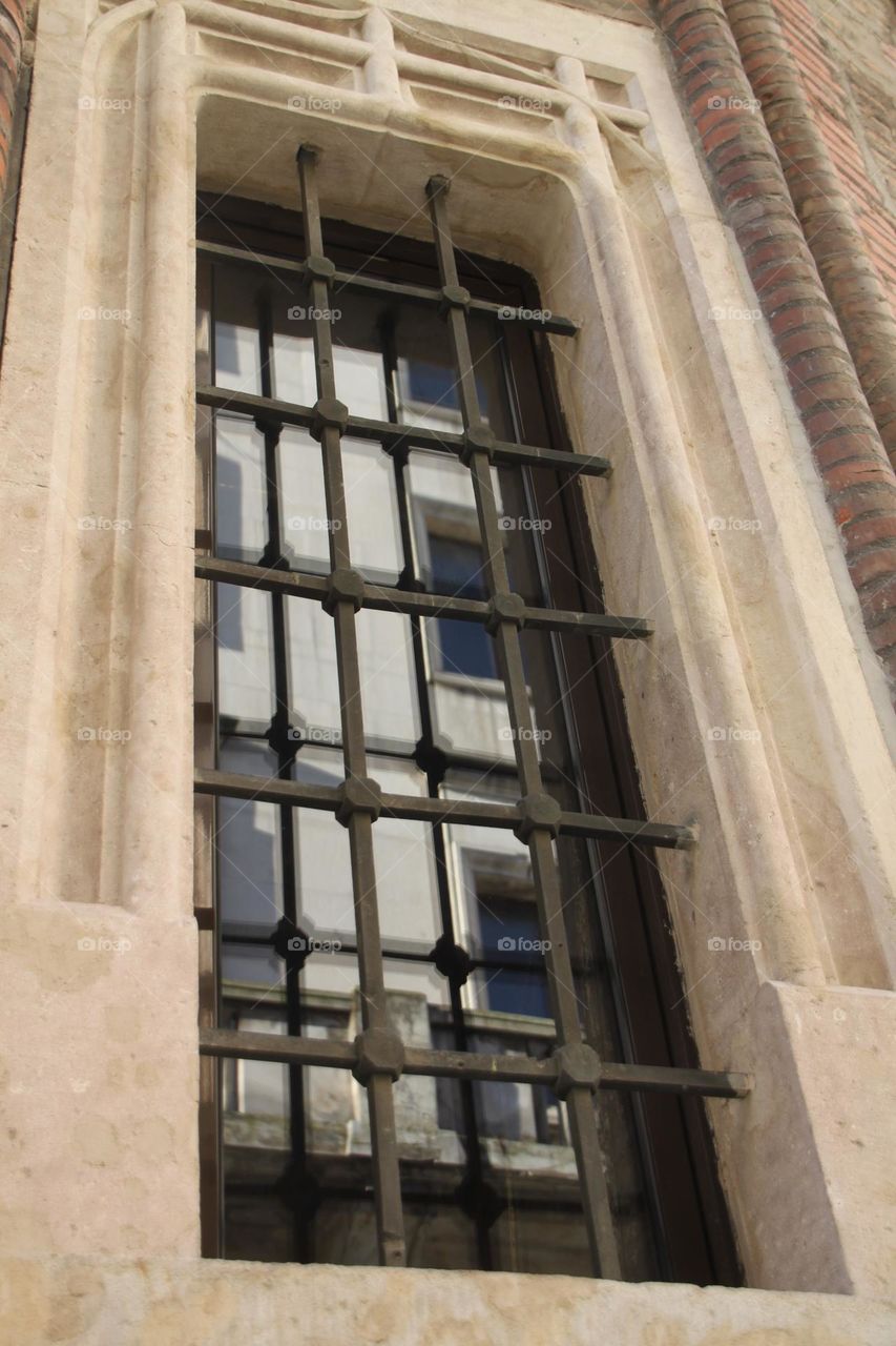 Reflection in a Church Window