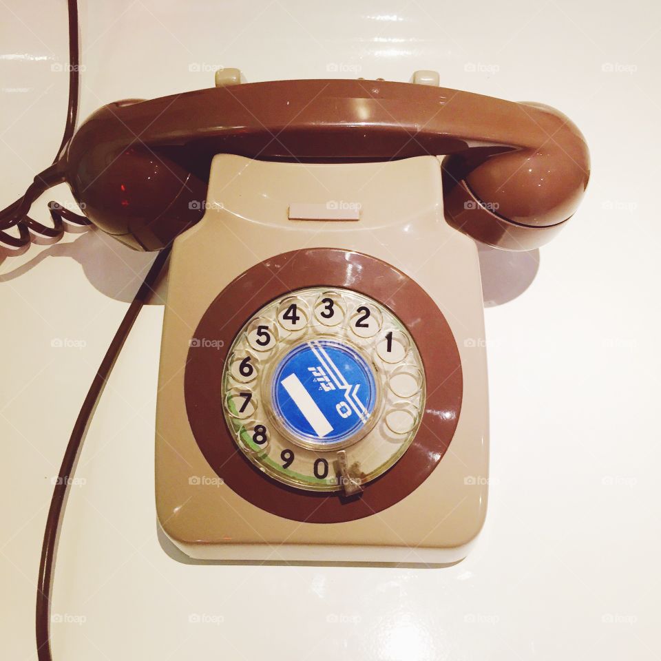 Old telephone 