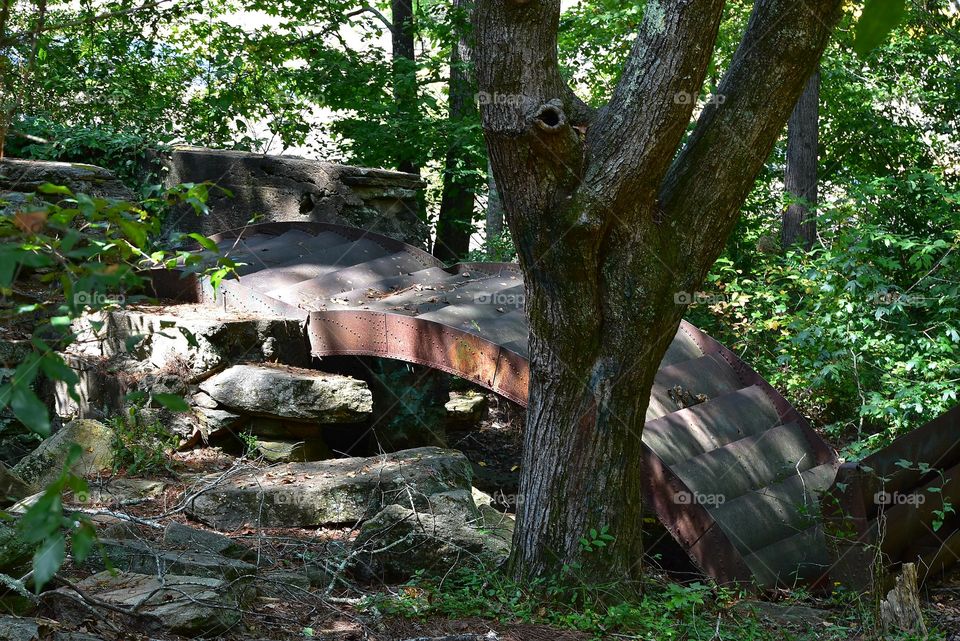 Old Broken Water Wheel