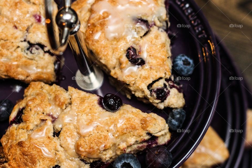 Blueberry Scones from Scratch