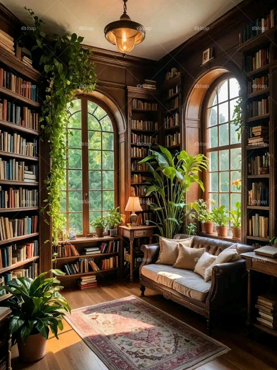 Glory be to God, the magnificent and picturesque view and the natural green trees are a view that is nothing more wonderful than it