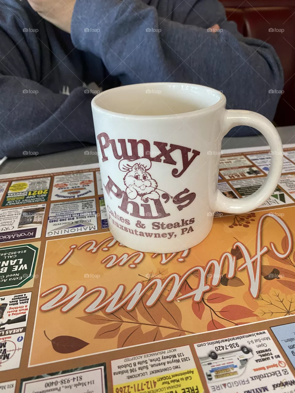 Lunch with the groundhog 