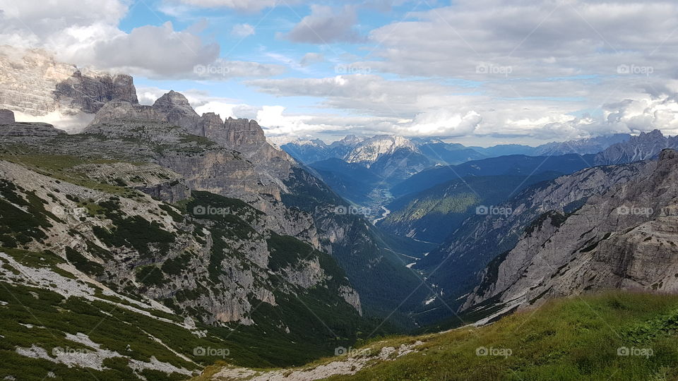 Mountains in the Dolomites  - Dolomiterna