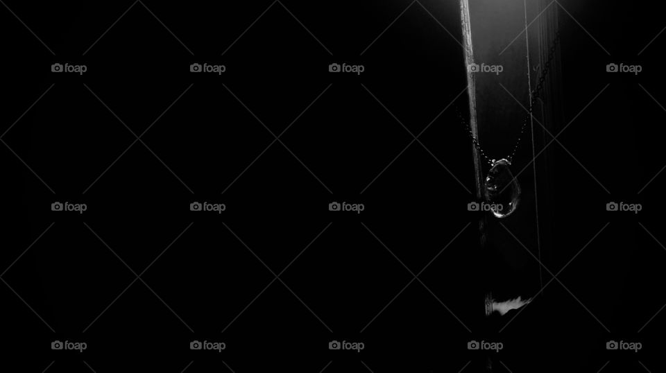 Here it comes under the dark