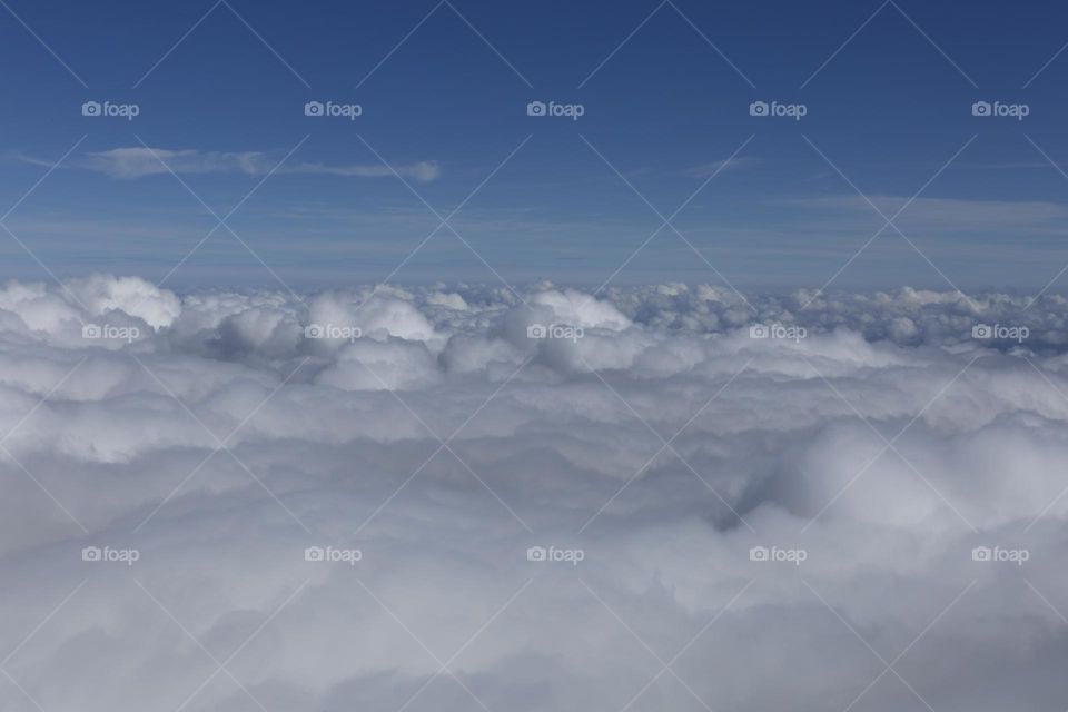 Clouds - Sea of ​​clouds.