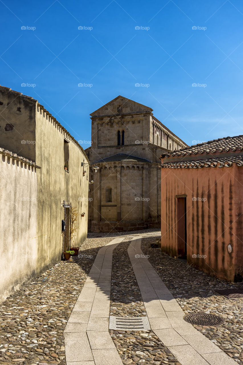 Old streets of Tratalias, Sardinia