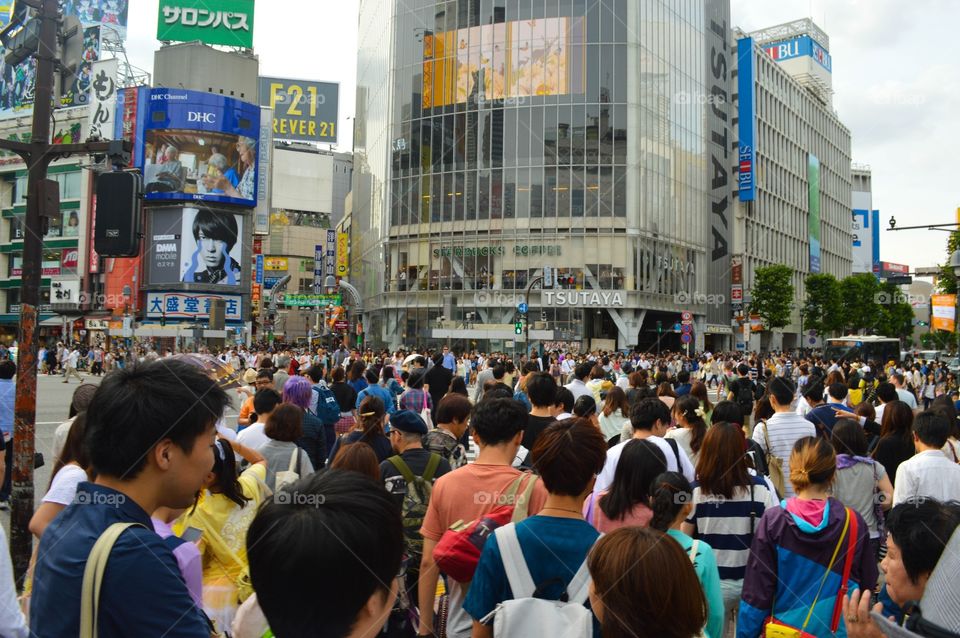 Tokyo crowd 
