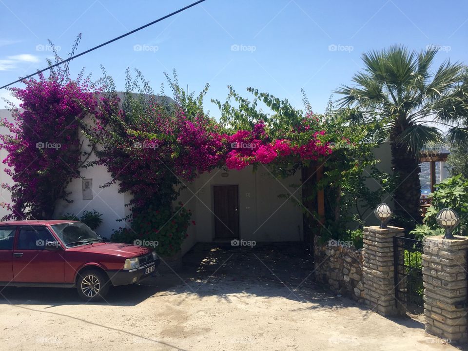 A typical house in Turkey