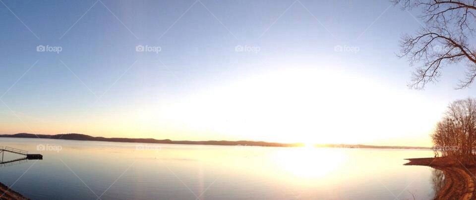 Sunrise over Kentucky Lake