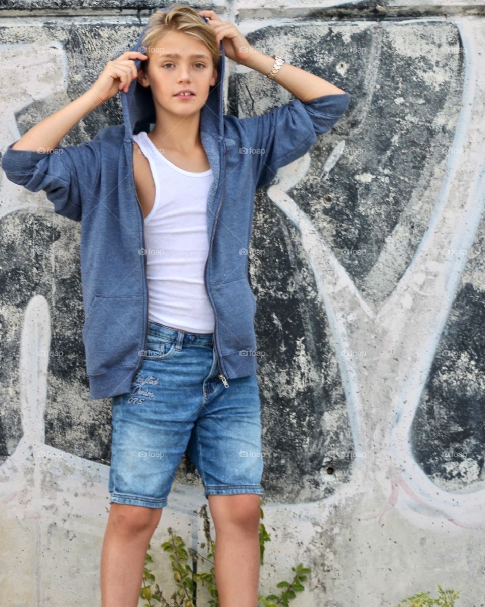 Tweens and hoodies and graffiti 