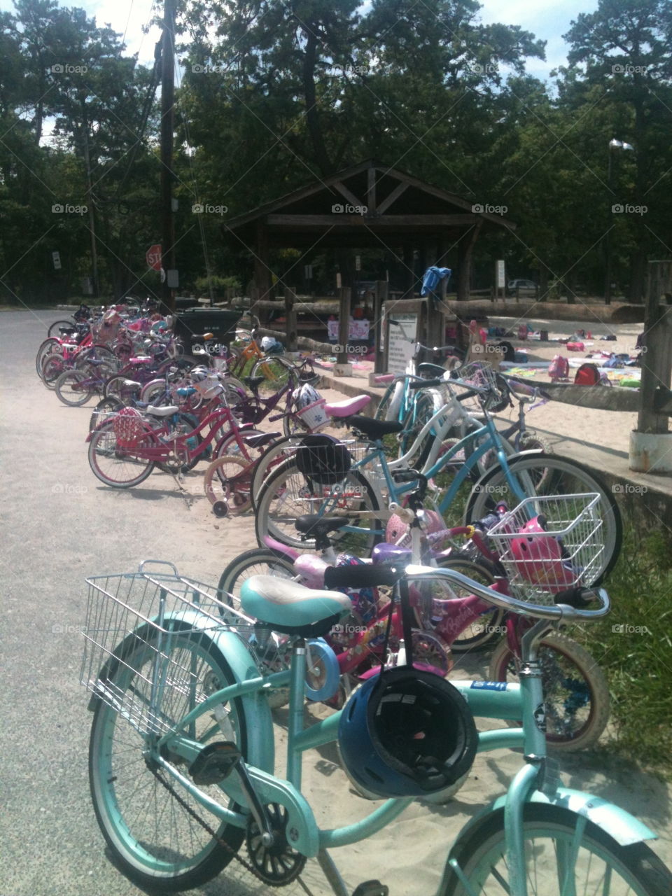 Bikes at the beach