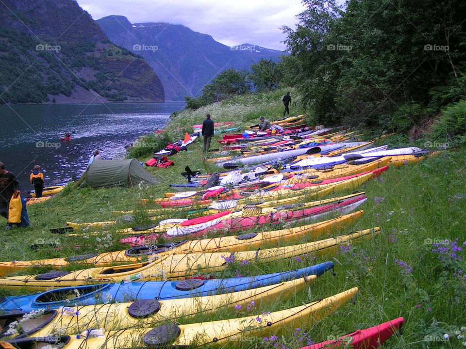 fjord campsite kayak tour overnatningsplads by salsa