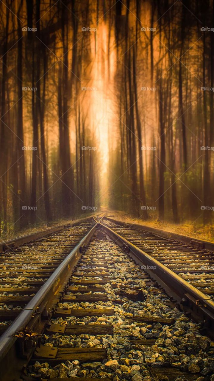 railway track empty