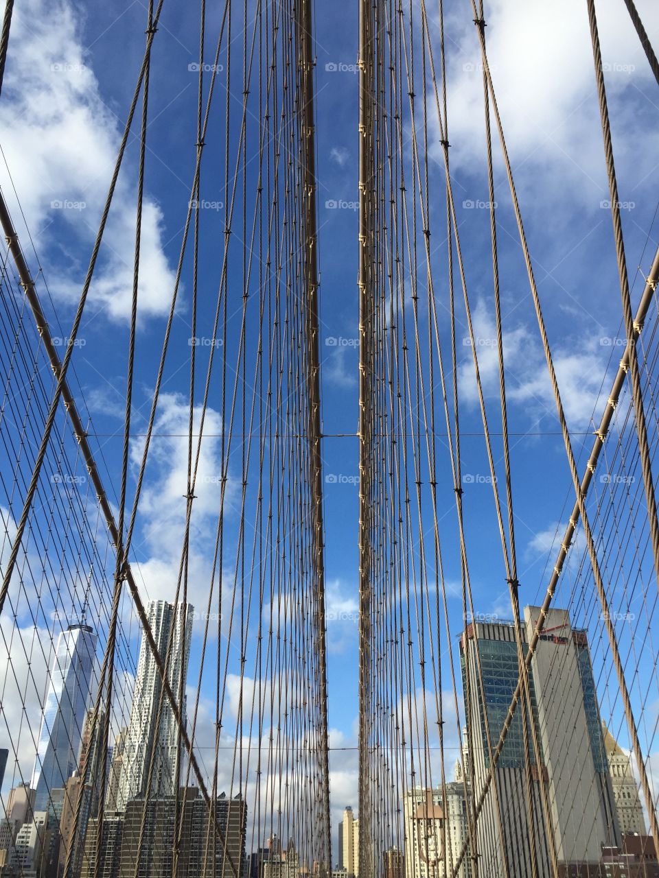 Brooklyn Bridge - NY Abstract photo.