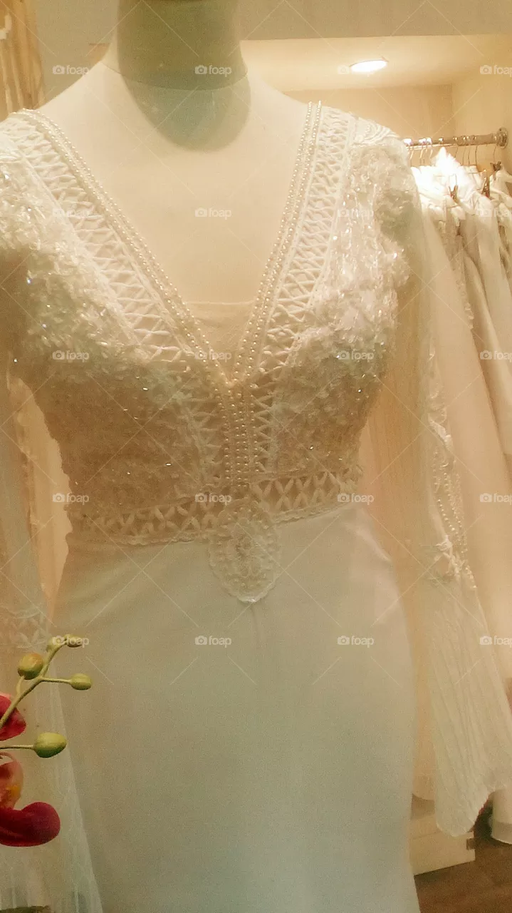 Luxury elegant wedding dress design
