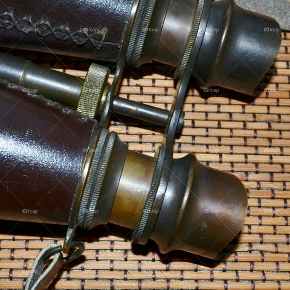 binoculars. binoculars in focus