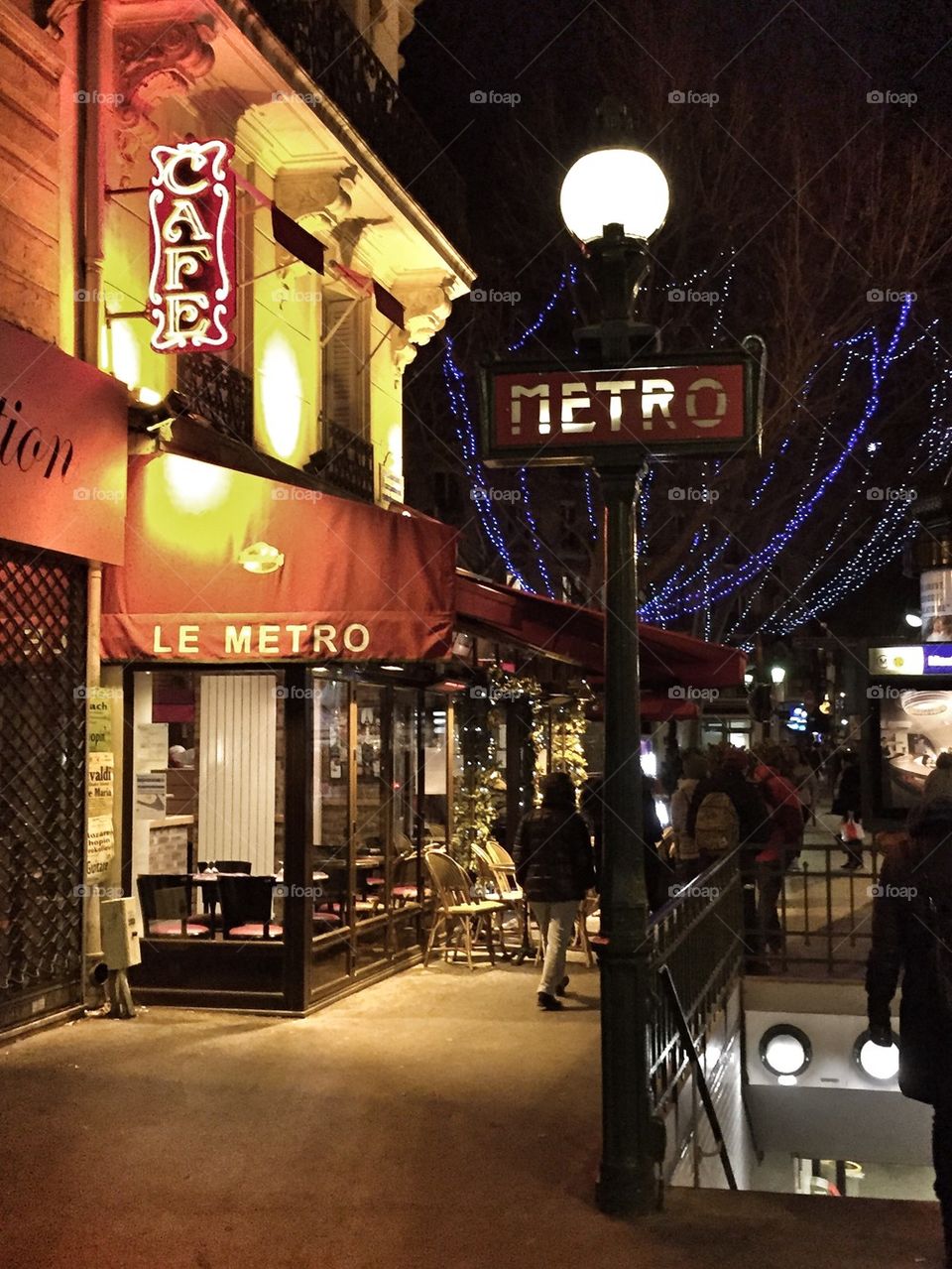 Cafe Le Metro, Maubert Mutualité, Paris 