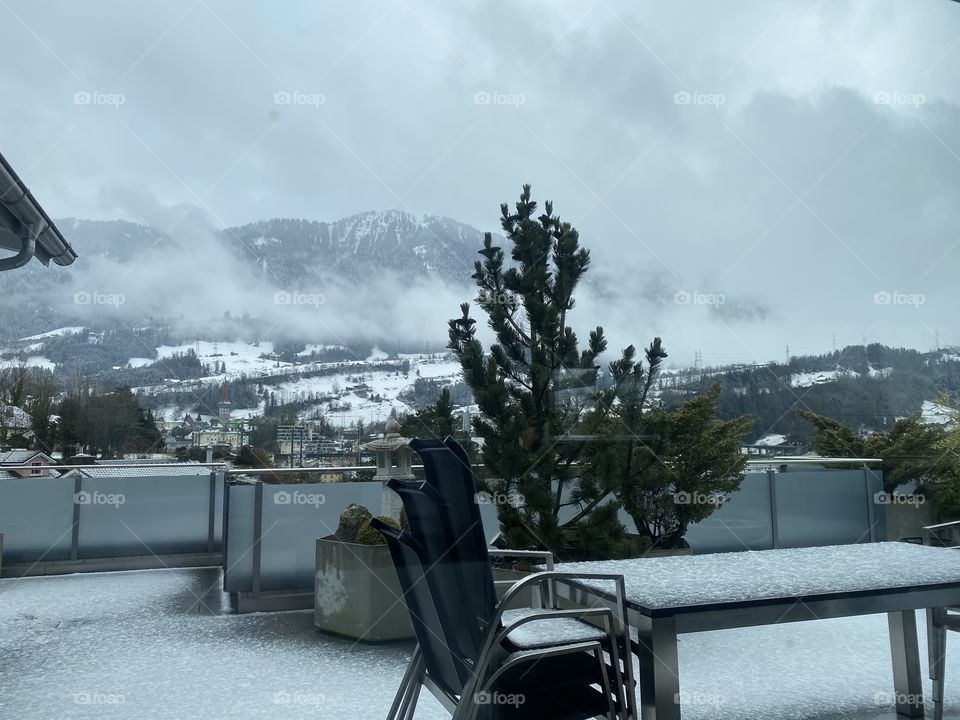 it snowed in march 15 in switzerland
