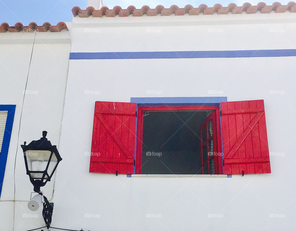 Beautiful red window 