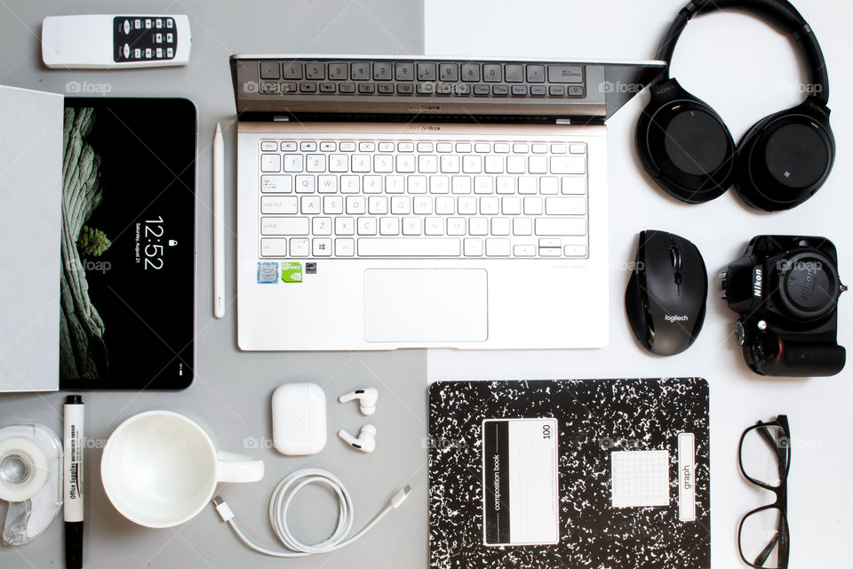 As a web developer, I have developed a habit to have a very organized work table. Here’s a flatlay I dedicate to my programmer life.