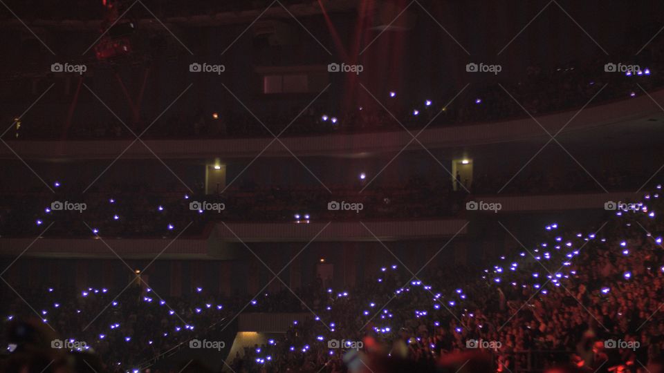 atmosphere from the concert