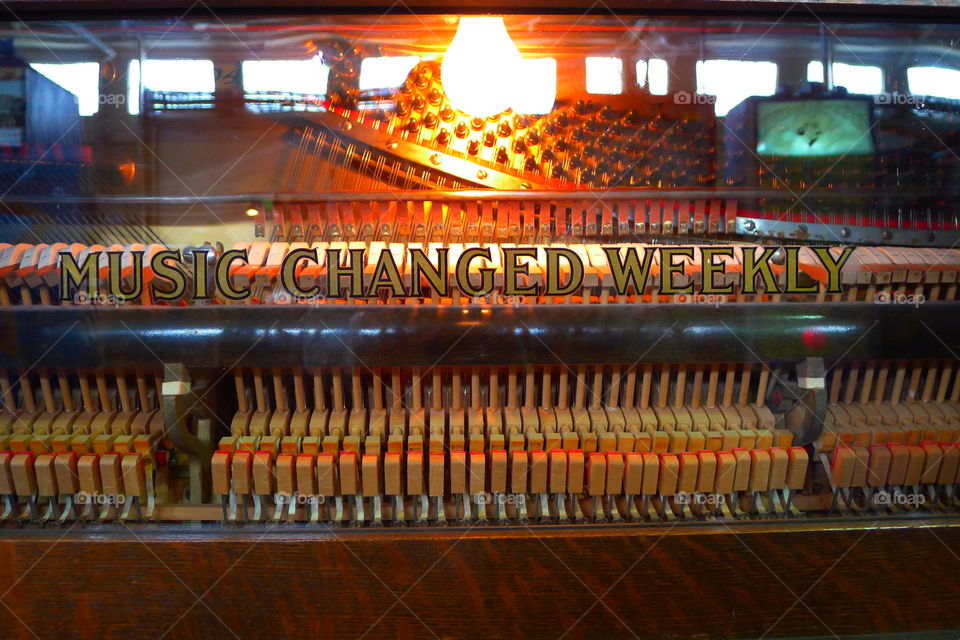 Music changed weekly