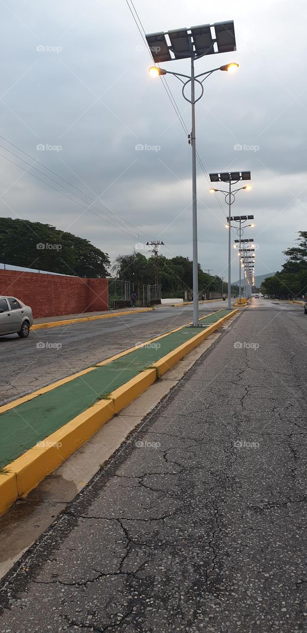 street in Maracay, Venezuela.