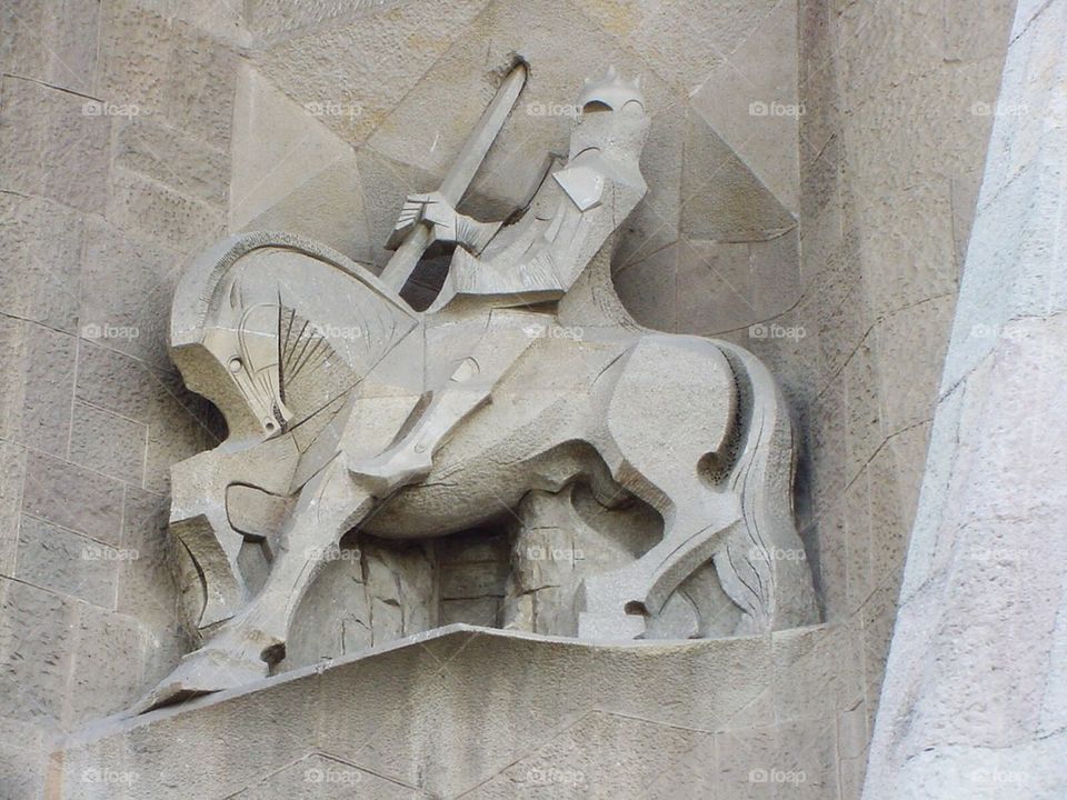 Knight Statue Spain