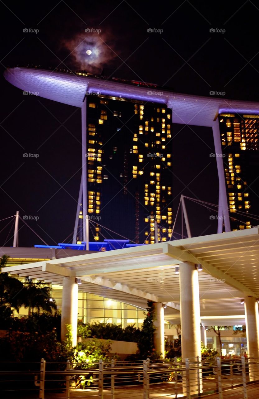 Singapore Marina Bay Sand by night