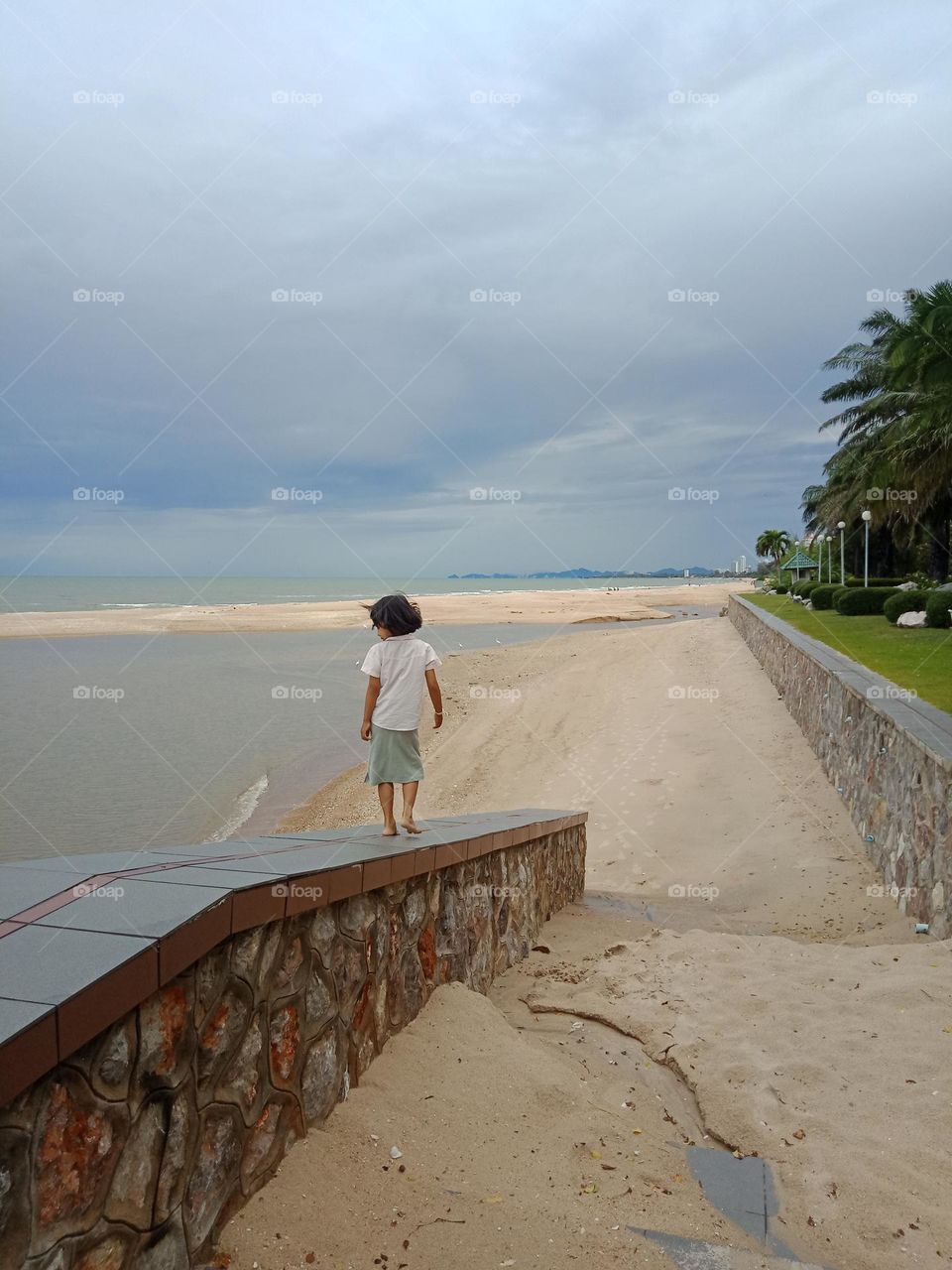 Kid on the beach