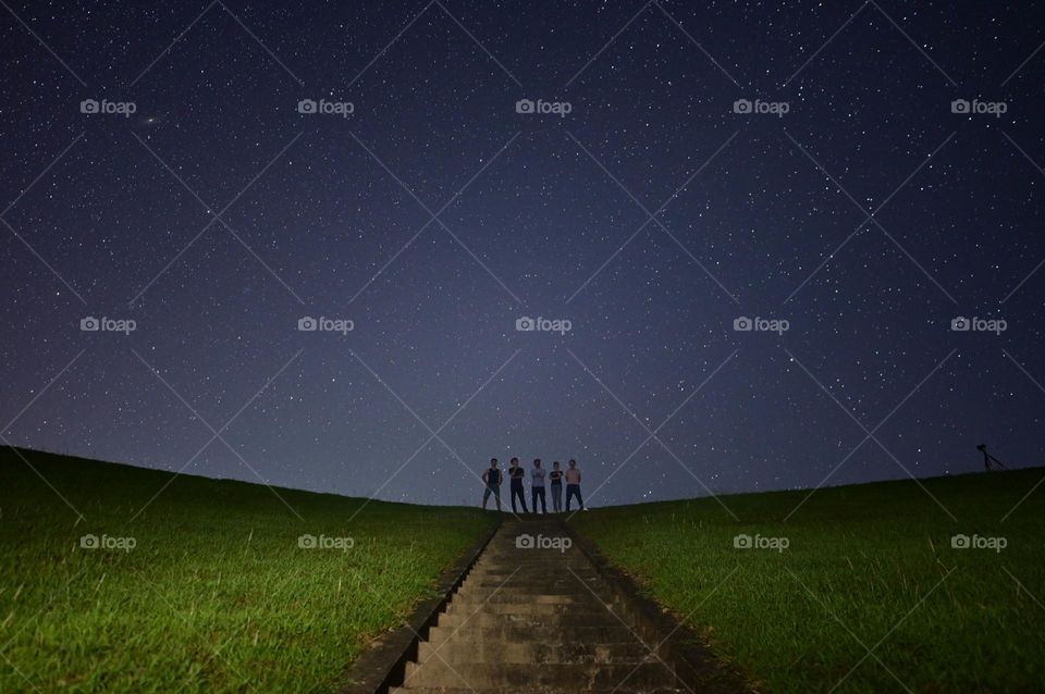 Enjoying Night with friends 