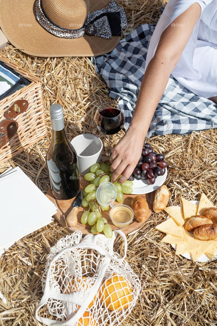 picnic in countryside