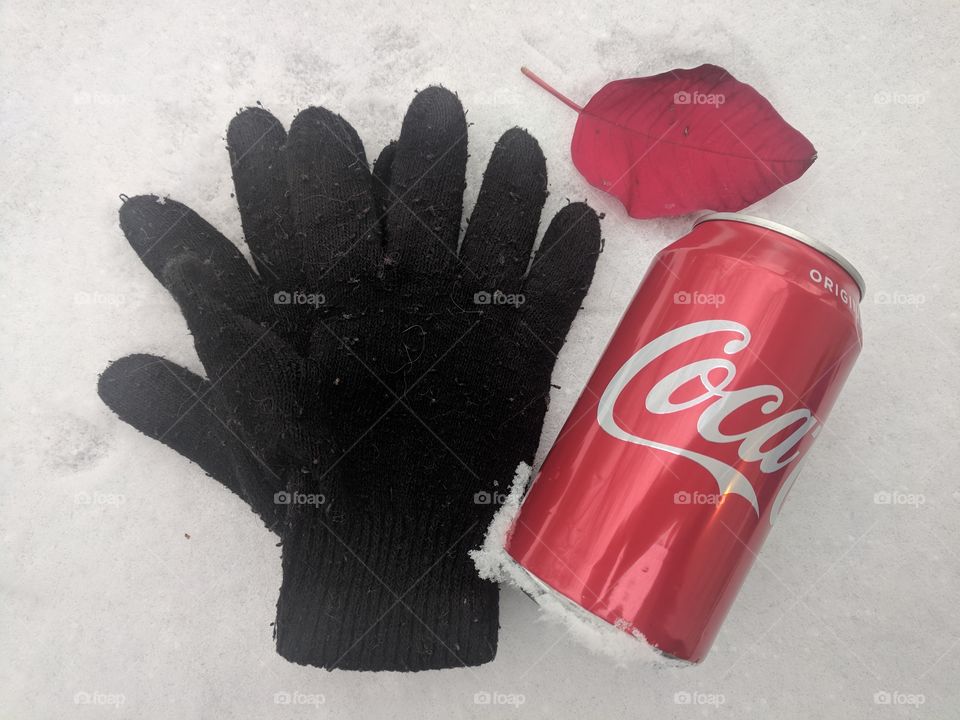 Coke with winter