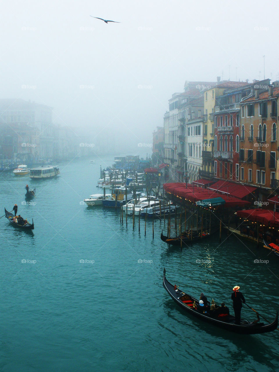italy bridge fog venice by kersti