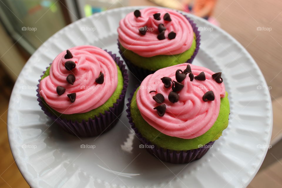 Watermelon Cupcakes