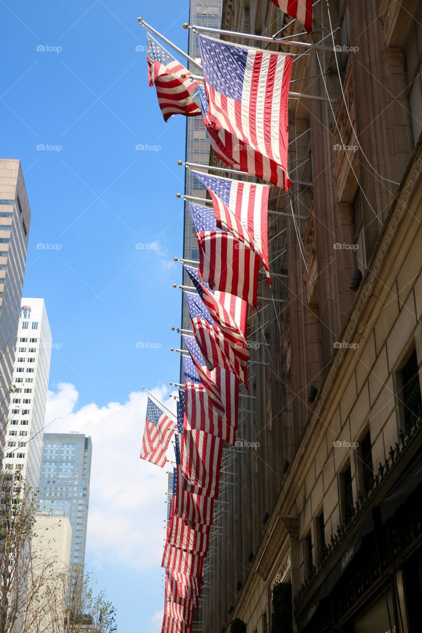 Flags in NYC