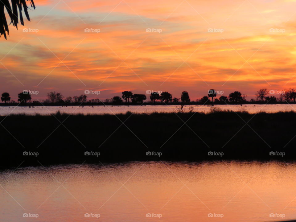 Sunset at St Marks National Wildlife Refuge