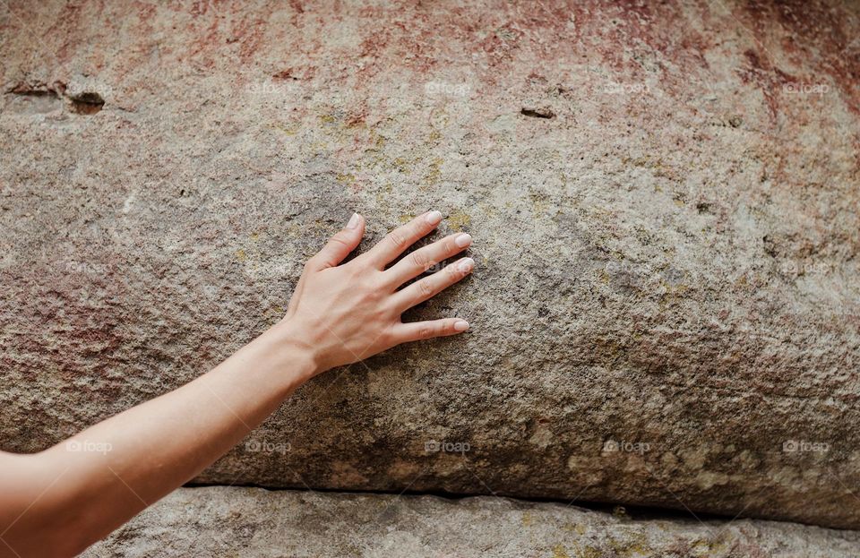 woman hand with beautiful manicure