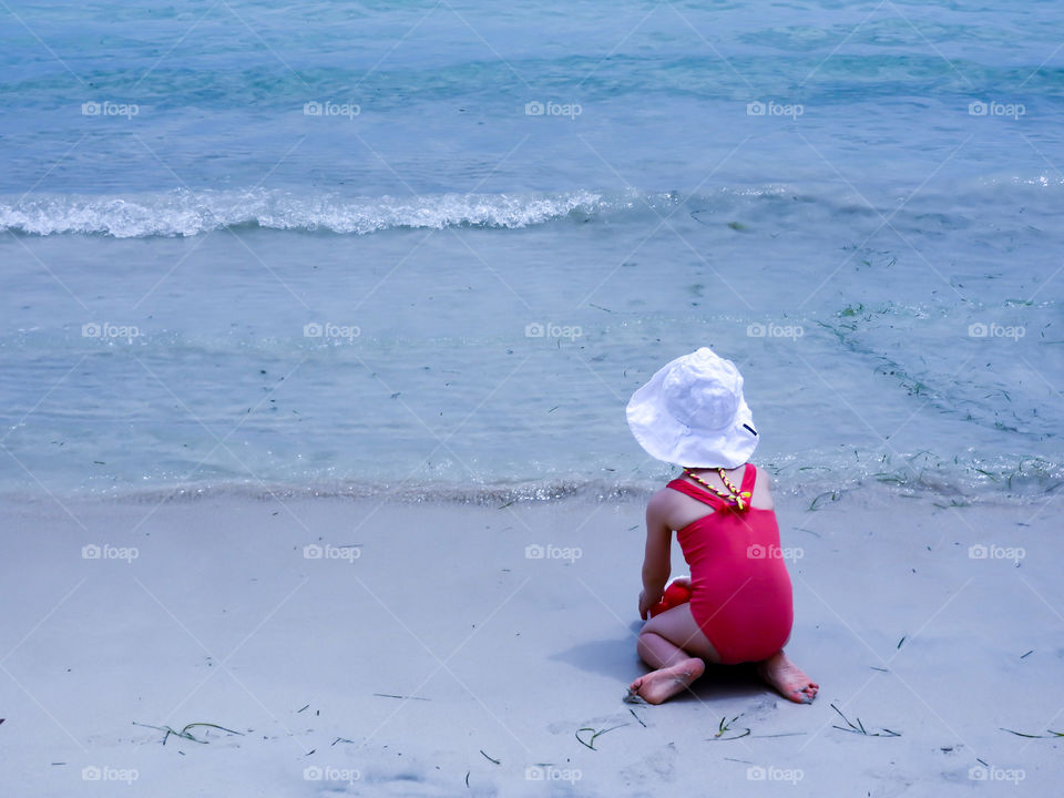 Pink on the beach