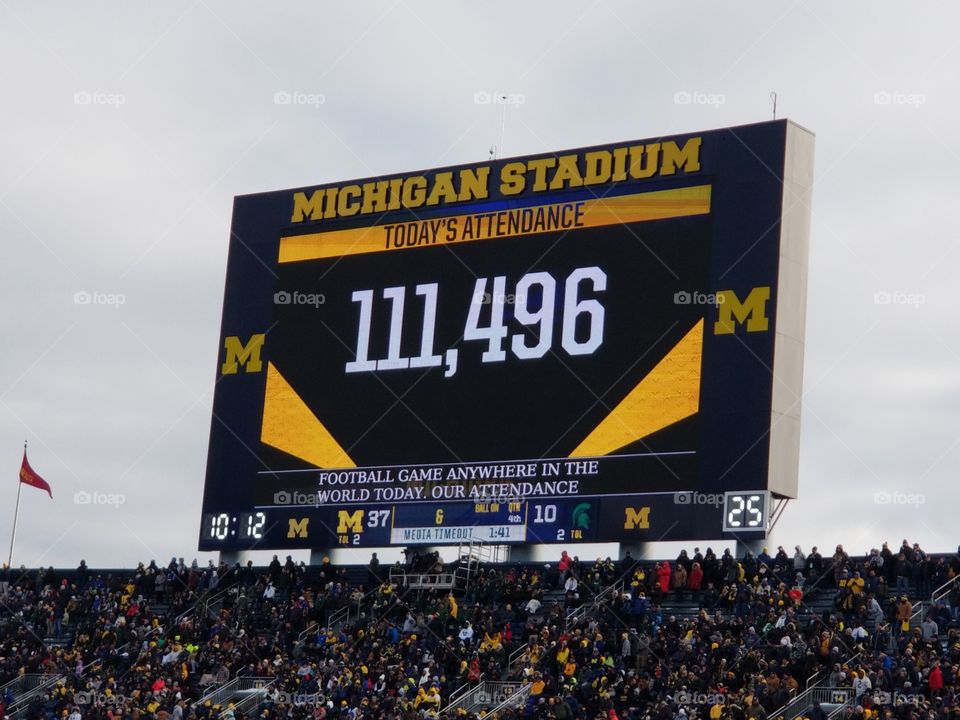 The Big House attendance