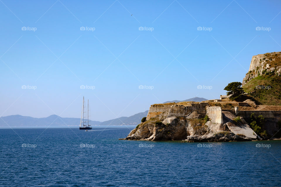 Scenic view of the sea