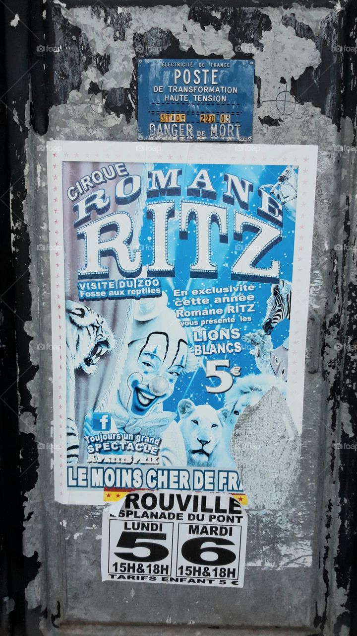 Poster in Deauville a few months later