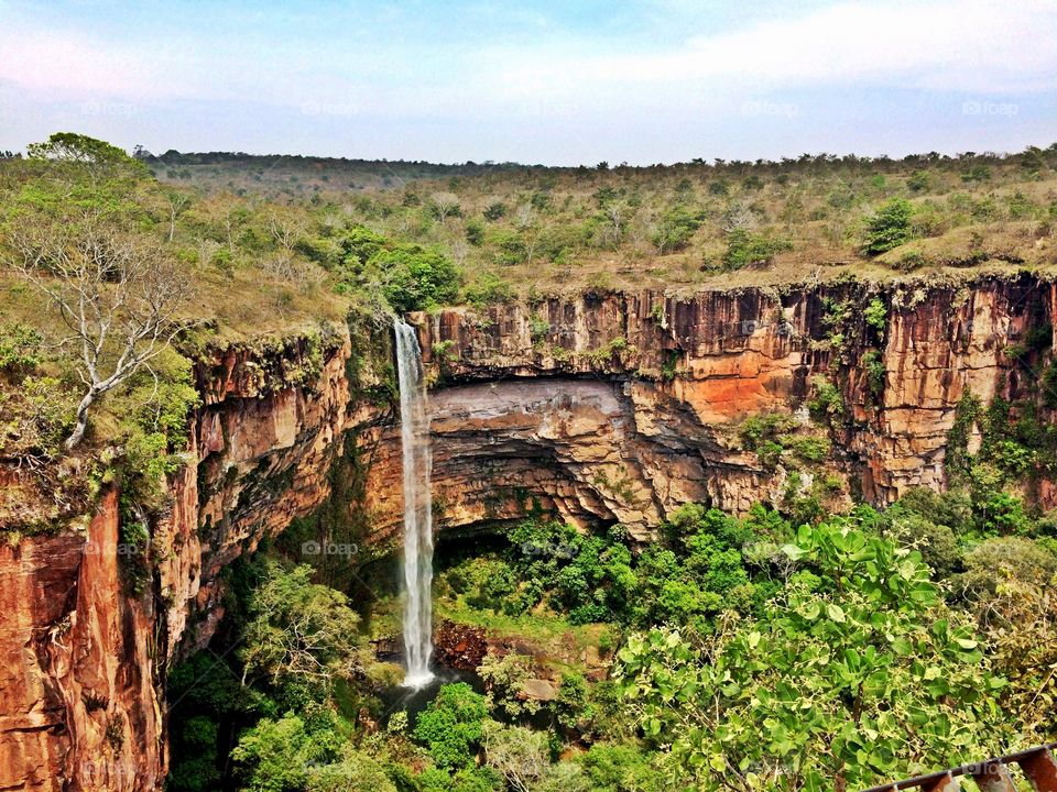 Véu da Noiva. This picture was taked at Chapada dos Guimarães in Mato Grosso- Brazil. 