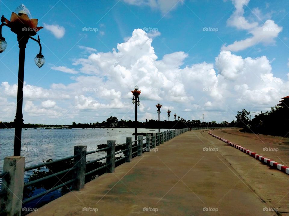 Landscape in Ubon Ratchattani,Thailand.